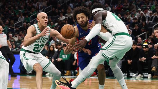 BSJ Live Coverage: Celtics 90, Pistons 93 (8:07) - C's finally finding some energy taken at TD Garden. Photo by (Winslow Townson-Imagn Images)