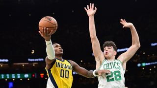 BSJ Game Report: Celtics 103, Pacers 95 - Bench unit saves starters in fun comeback win taken at TD Garden (Celtics). Photo by (Bob DeChiara-Imagn Images)
