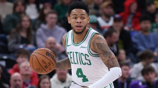 Anfernee Simons smiles in the face of trade rumors, and is starting to thrive in his new role in Boston taken at TD Garden (Celtics)