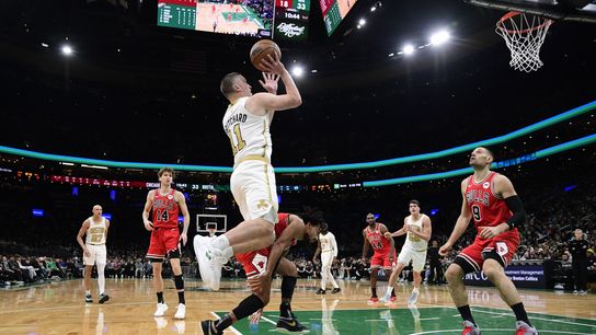 Final: Celtics 115, Bulls 101 - Simons erupts in second half, C's move into 2nd seed taken at TD Garden. Photo by (Bob DeChiara-Imagn Images)