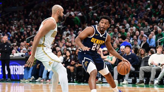 Final: Nuggets 114, Celtics 110 - Boston win streak snapped by Jamal Murray, hot-shooting Denver taken at TD Garden. Photo by (Bob DeChiara-Imagn Images)