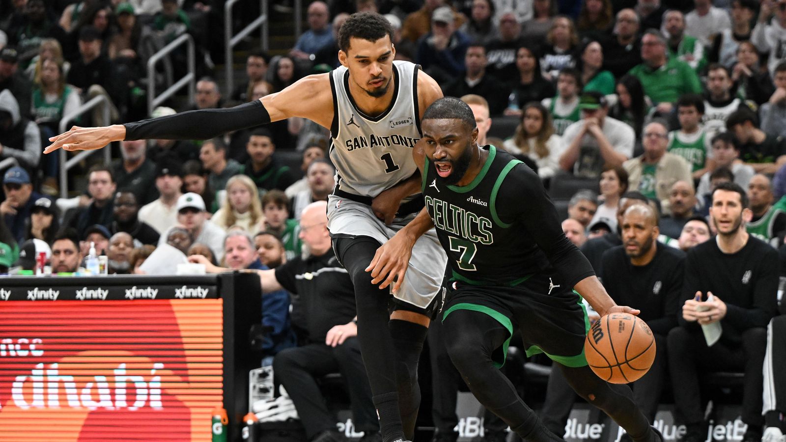 BSJ Live Coverage: Celtics at Spurs 8:00 p.m. - Clash of hot streaks taken at BSJ Headquarters (Celtics). Photo by © Brian Fluharty