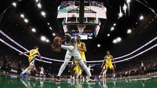 Sam Hauser and Neemias Queta are giving the NBA headaches taken at BSJ Headquarters (Celtics)