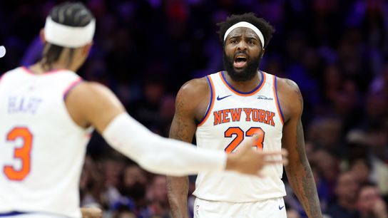 BSJ Live Coverage: Celtics trade Jaylen Brown to 76ers for Paul George; Robinson and Conley incoming taken at BSJ Headquarters (Celtics). Photo by © Bill Streicher