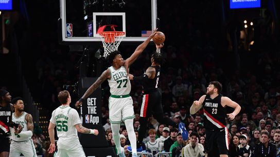Simone's Six: Jrue, the rook, and Polamalu in Celtics-Blazers taken at TD Garden (Celtics)