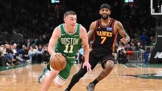 BSJ Live Coverage: Celtics vs. Hawks 7:30 p.m. - Red-hot hoops taken at TD Garden (Celtics). Photo by © Brian Fluharty