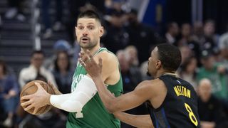 BSJ Game Report: Celtics 121, Warriors 110 - Boston holds off late Golden State surge taken at Chase Center (Celtics). Photo by © D. Ross Cameron