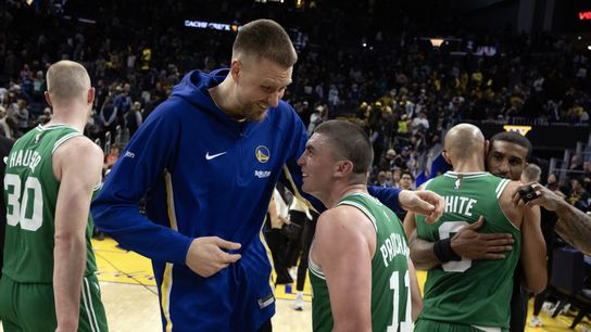BSJ Live Coverage: Celtics vs. Warriors 7:00 p.m. - Keeping things rolling taken at TD Garden. Photo by © D. Ross Cameron