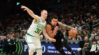 FINAL: Celtics 148, Nets 111 - An offensive masterpiece taken at TD Garden (Celtics). Photo by © Bob DeChiara