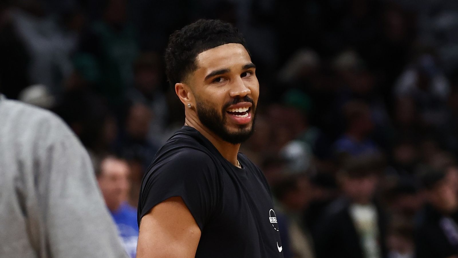 BSJ Live Coverage: Celtics 2, Mavericks 2, 1Q 8:34 - Jayson Tatum passing beautifully taken at TD Garden (Celtics). Photo by © Winslow Townson