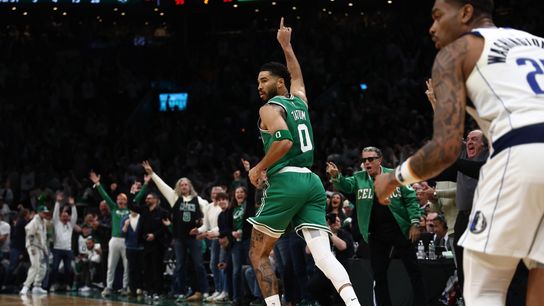 BSJ Game Report: Celtics 120, Mavericks 100 - After slow start, Jayson Tatum makes triumphant return taken at TD Garden. Photo by © Winslow Townson