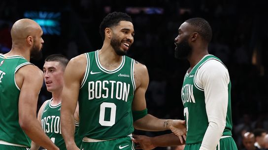 Celtics release schedule for the 2026-27 season taken at BSJ Headquarters (Celtics)