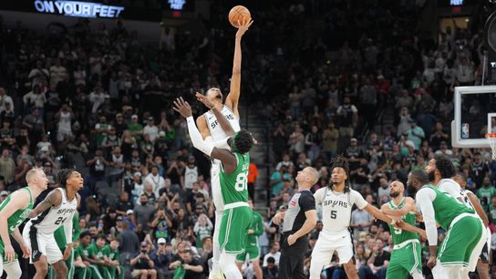 BSJ Game Report: Spurs 125, Celtics 116 - Wembanyama dominates three-heavy game taken at BSJ Headquarters. Photo by © Daniel Dunn