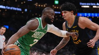 BSJ Game Report: Celtics 120, Warriors 99 - Brown, Tatum lead dominant night taken at TD Garden (Celtics). Photo by © David Butler II