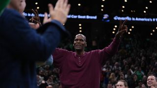 Robert Parish shares thoughts on current Celtics, Joe Mazzulla, and his new book taken at TD Garden (Celtics). Photo by © David Butler II