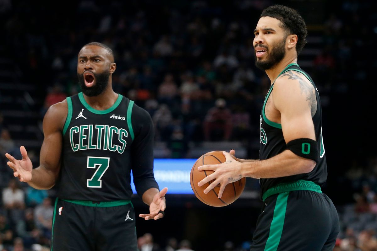 Jaylen Brown and Jayson Tatum Jaylen Brown and Jayson Tatum