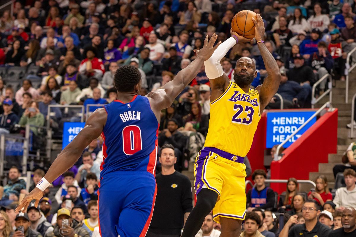 Jalen Duren and LeBron James Jalen Duren and LeBron James