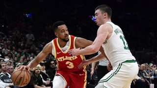 BSJ Game Report: Celtics 109, Hawks 102 - Pritchard halts streaking Atlanta taken at TD Garden (Celtics). Photo by © Bob DeChiara