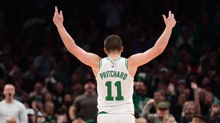 Simone's Six: Payton Pritchard-palooza, a defensive examination, and rebounding in Celtics-Hawks taken at TD Garden (Celtics). Photo by © Bob DeChiara