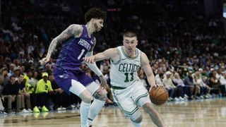 FINAL: Celtics 114, Hornets 99 - Boston wins third straight taken at BSJ Headquarters (Celtics). Photo by © Brian Westerholt