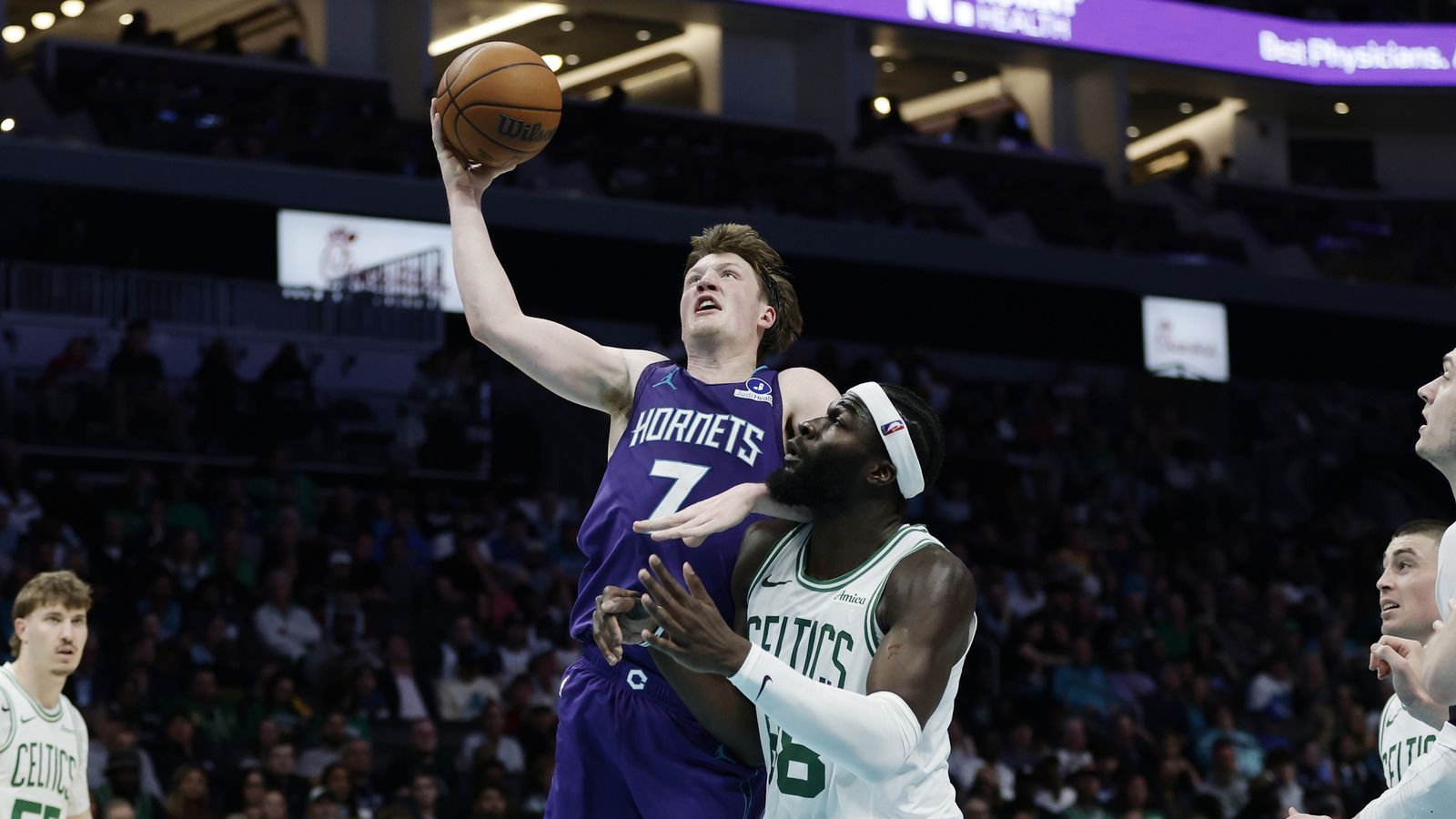 BSJ Live Coverage: Celtics vs. Hornets 8:00 p.m. - Another potential playoff preview taken at TD Garden (Celtics). Photo by © Brian Westerholt