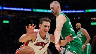 BSJ Game Report: Celtics 147, Heat 129 - Boston dominates Miami with shooting taken at Kaseya Center (Celtics). Photo by © Sam Navarro