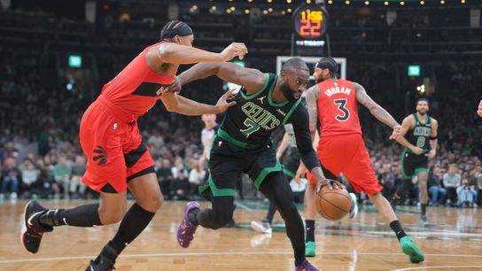 FINAL: Celtics 115, Raptors 101 - Fourth-quarter surge leads the way taken at TD Garden. Photo by © Gregory Fisher