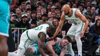 FINAL: Celtics 113, Hornets 102 - Late surge lifts Boston to victory taken at TD Garden (Celtics). Photo by © David Butler II