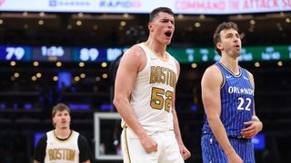 Simone: Of course this Celtics team won Game 82 taken at TD Garden (Celtics). Photo by © Paul Rutherford