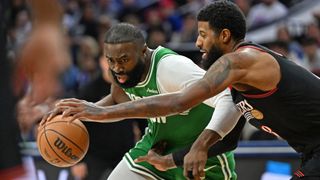 BSJ Game Report: Celtics 108, 76ers 100 - Boston secures clutch win taken at Xfinity Mobile Arena (Celtics). Photo by © Eric Hartline