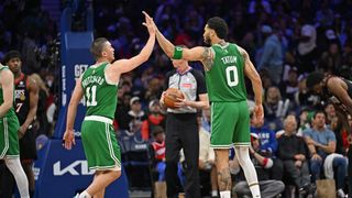 Simone: Boston turned Philadelphia into a home game in Game 4 taken at Xfinity Mobile Arena (Celtics). Photo by © Eric Hartline