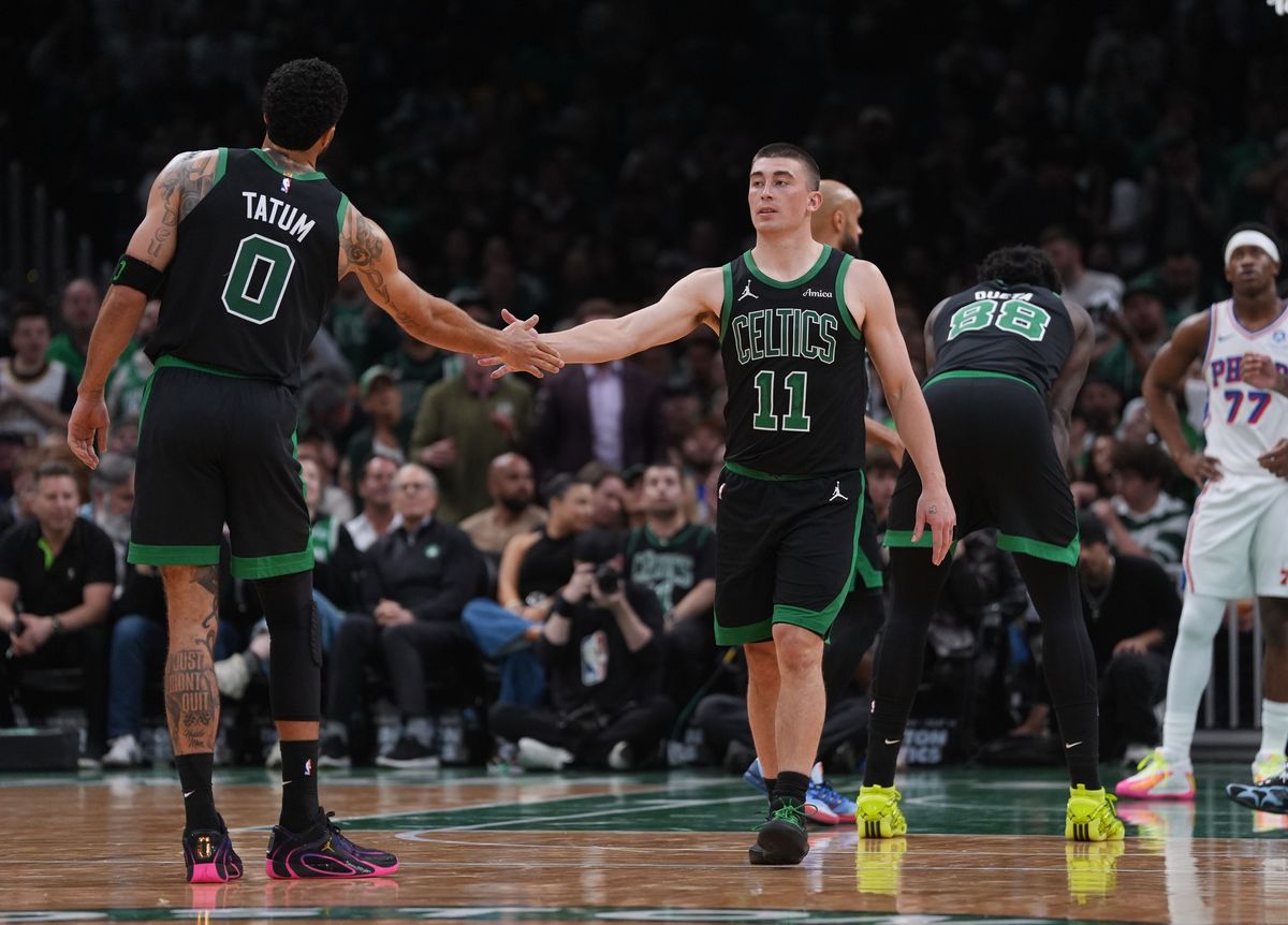 Jayson Tatum and Payton Pritchard