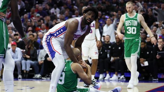 Simone: The Celtics -- the real Celtics -- are missing taken at Xfinity Mobile Arena. Photo by © Bill Streicher