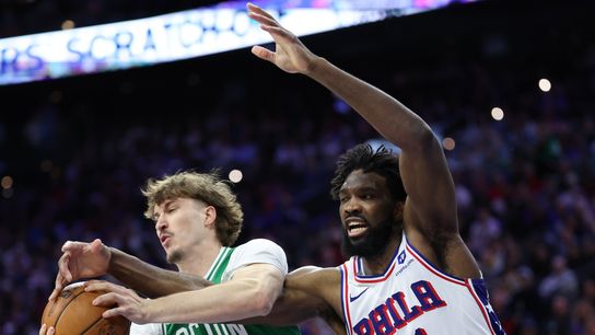Too little, but maybe not too late: Something finally clicked for the Celtics in Game 6 taken at BSJ Headquarters. Photo by © Bill Streicher