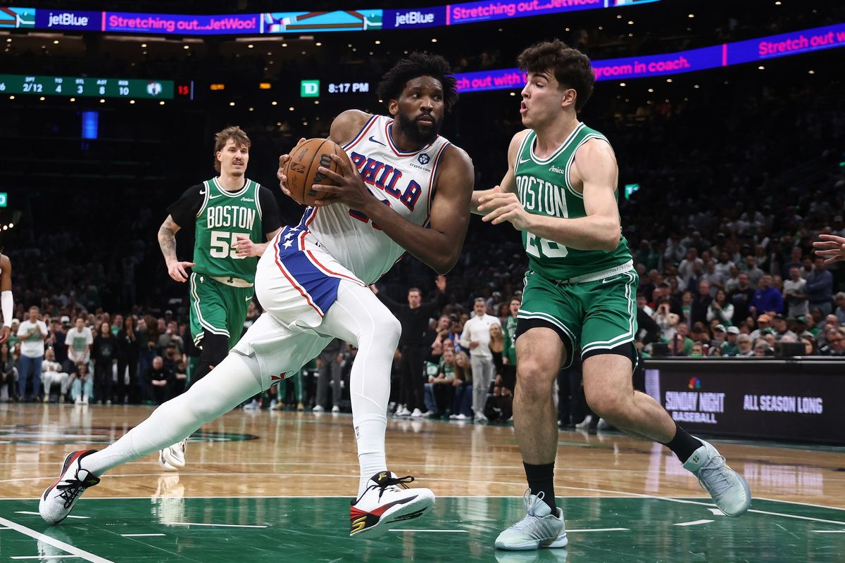 Joel Embiid and Hugo Gonzalez