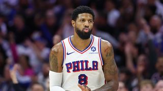What Paul George trade ideas could the Celtics explore? taken at BSJ Headquarters (Celtics). Photo by © Bill Streicher