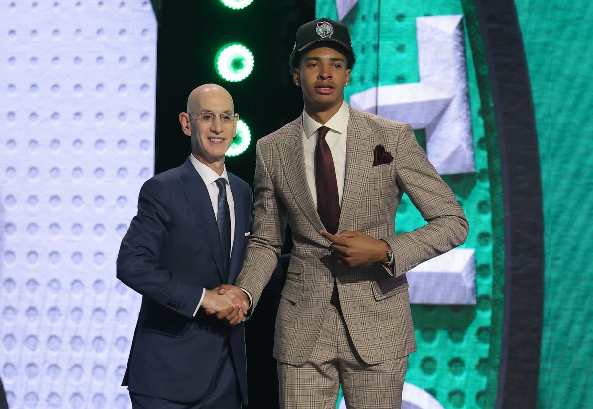 Adam Silver and Chris Cenac Adam Silver and Chris Cenac
