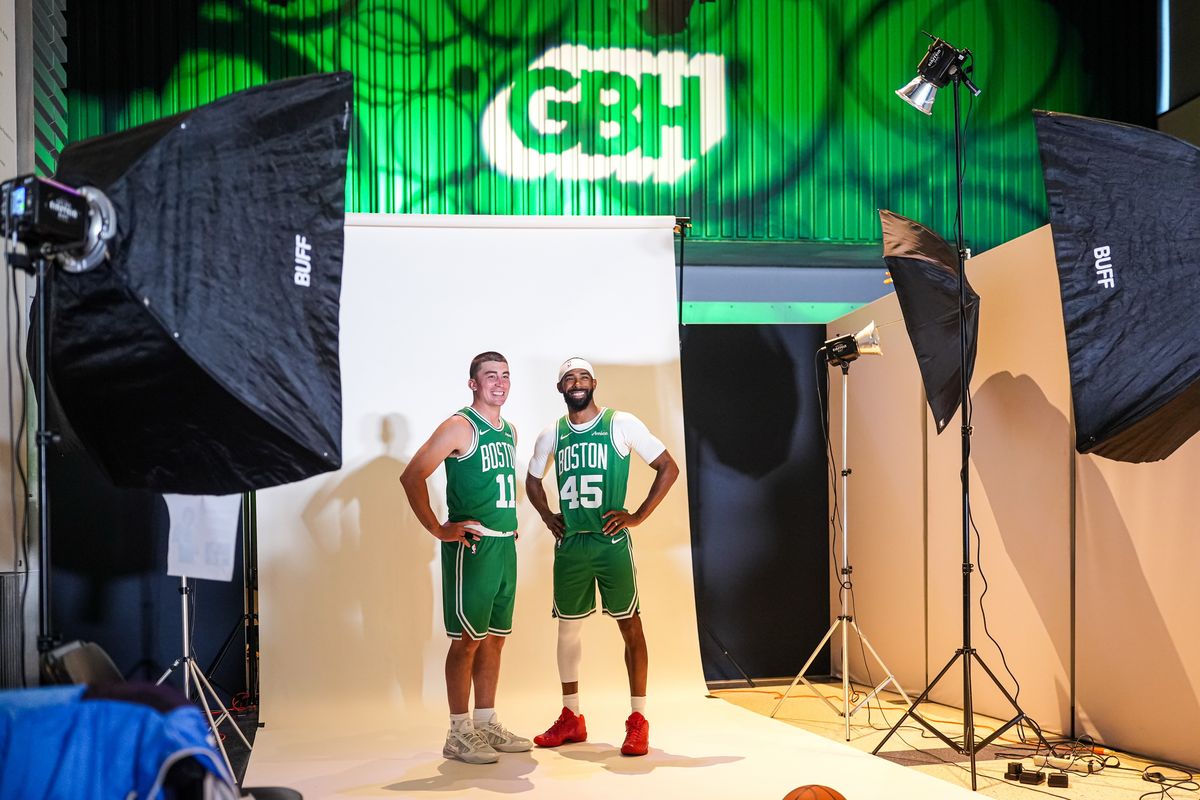 Payton Pritchard and Mike Conley Payton Pritchard and Mike Conley