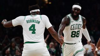 Simone: Big things coming for Boston's bigs taken at TD Garden (Celtics). Photo by © Bob DeChiara