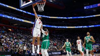 Defensive miscommunications were underlying problem in Celtics vs. Pistons taken at The Auerbach Center (Celtics). Photo by © Rick Osentoski