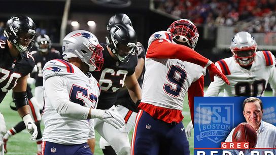 Podcast: Bedard Patriots Pod - Falcons show some ways to go after Patriots taken at BSJ Headquarters (Patriots)