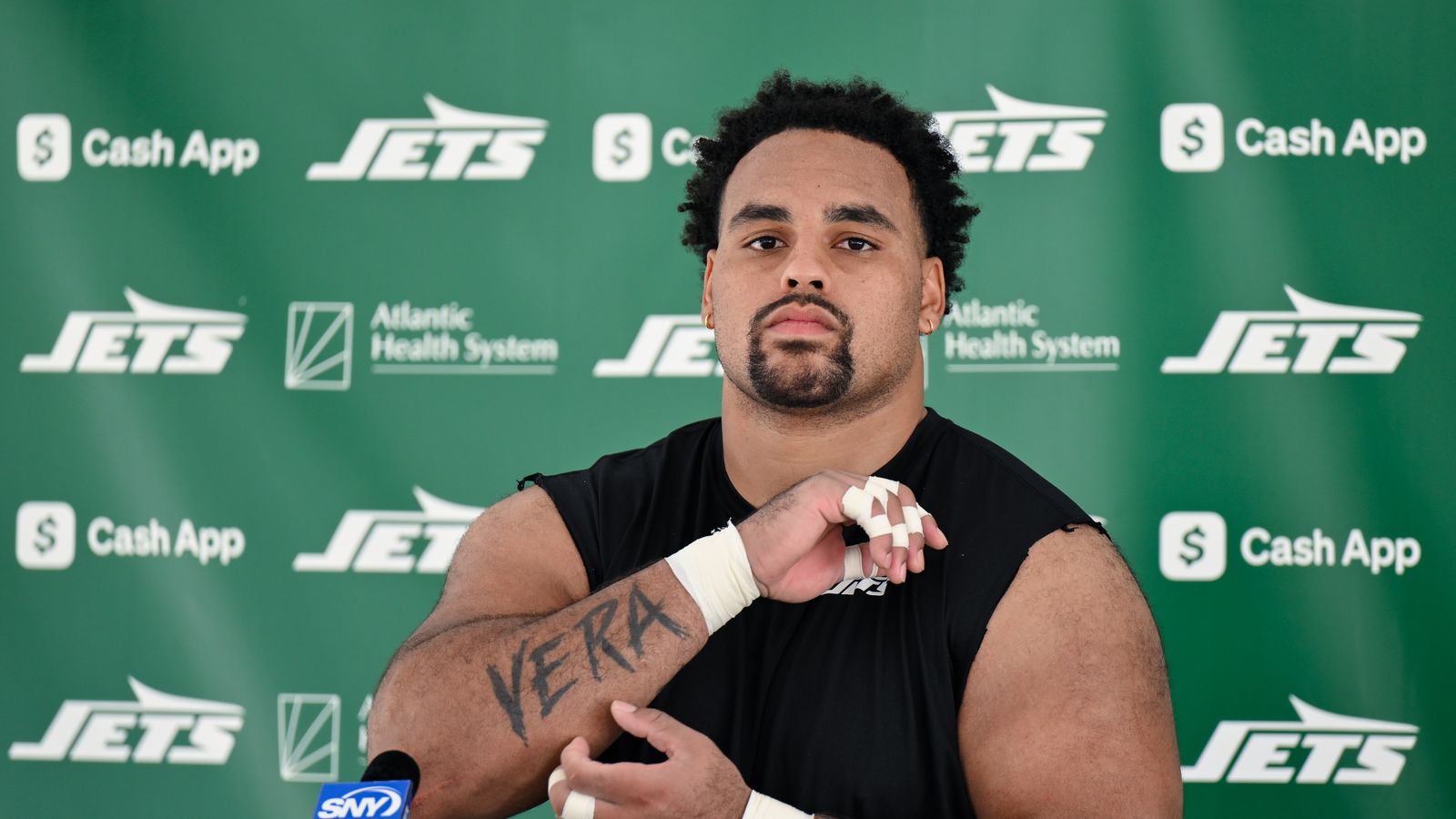 2026 NFL Free Agency: Patriots add G Vera-Tucker, DE Jones and FB Gilliam while Tonga departs taken at BSJ Headquarters (Patriots). Photo by (USA Today Network)