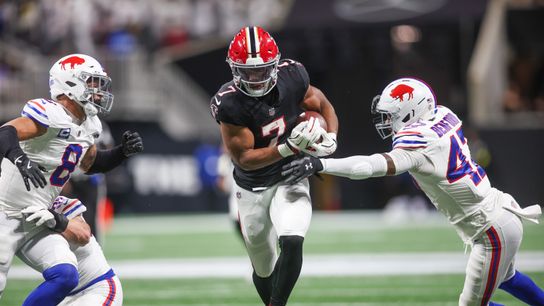 Bedard: Could Mike Vrabel be dusting off his own bullseye gameplan vs. Bijan Robinson? taken at BSJ Headquarters (Patriots)