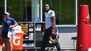 Bedard: Drake Maye, passing offense stands out as Day 1 of minicamp emphasizes red zone taken at New Balance Athletics Center (Patriots). Photo by (USA Today Network)