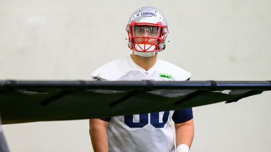 Bedard: Way-too-early Patriots season prediction through lens of Will Campbell's matchups, Part I taken at BSJ Headquarters (Patriots)