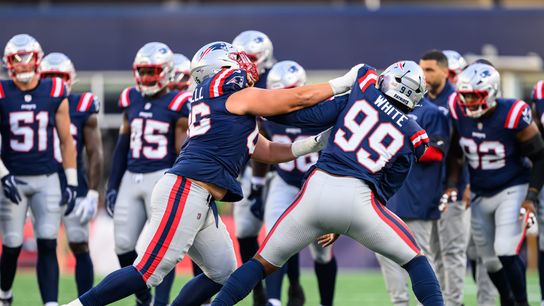 Completed Q&A: Bedard on Patriots heading into Vikings preseason matchup 08.16.25 taken at BSJ Headquarters (Patriots)