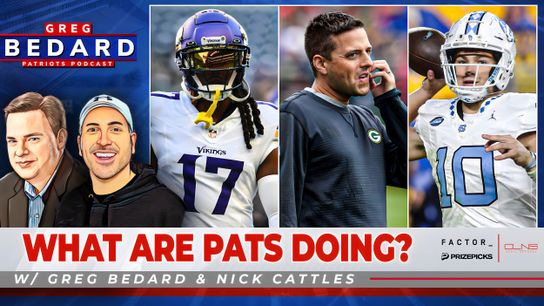 .@PrizePicks Bedard Patriots Pod: What the hell are the Patriots doing? taken at BSJ Headquarters (Patriots)