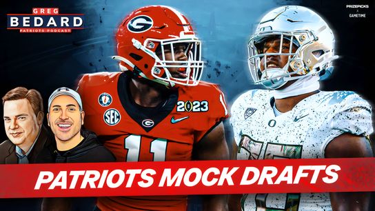 .@Prizepicks @Gametime @factormeals Bedard Patriots Podcast: Bedard’s Pick at 4, Abdul Carter concerns & Milton trade taken at BSJ Headquarters (Patriots)