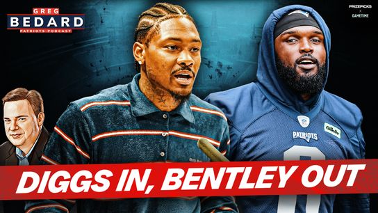 .@Prizepicks & @Gametime Bedard Patriots Podcast: Diggs in, Bentley out and Draft Scenarios taken at BSJ Headquarters (Patriots)