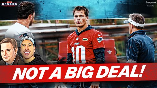 .@PrizePicks Bedard Patriots Podcast: Don't listen to the yakkers, Maye's INTs don't mean anything in May taken at BSJ Headquarters (Patriots)